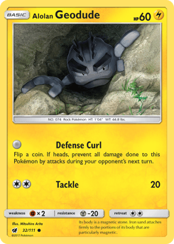 Alolan Geodude 32/111 — Crimson Invasion