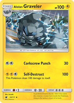 Alolan Graveler 33/111 — Crimson Invasion
