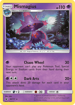Mismagius 40/111 — Crimson Invasion