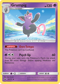 Grumpig 42/111 — Crimson Invasion