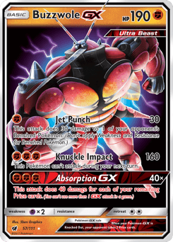 Buzzwole-GX 57/111 — Crimson Invasion
