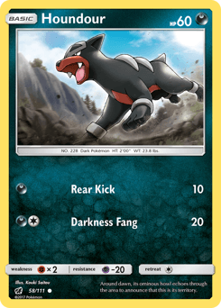 Houndour 58/111 — Crimson Invasion