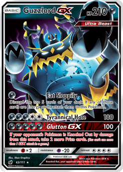 Guzzlord-GX 63/111 — Crimson Invasion