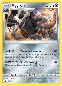 Aggron 67/111 — Crimson Invasion