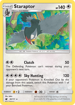 Staraptor 83/111 — Crimson Invasion