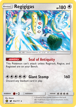 Regigigas 84a/111 — Crimson Invasion