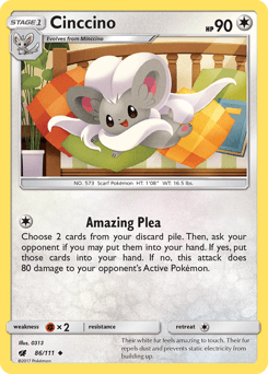 Cinccino 86/111 — Crimson Invasion