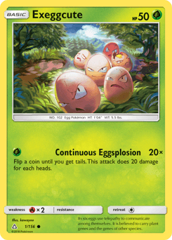 Exeggcute 1/156 — Ultra Prism