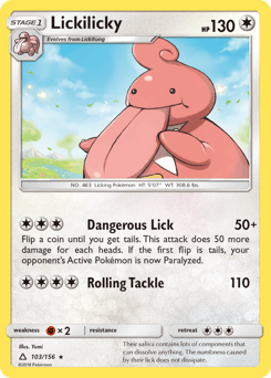 Lickilicky 103/156 — Ultra Prism