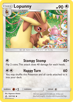 Lopunny 107/156 — Ultra Prism