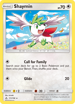 Shaymin 111/156 — Ultra Prism