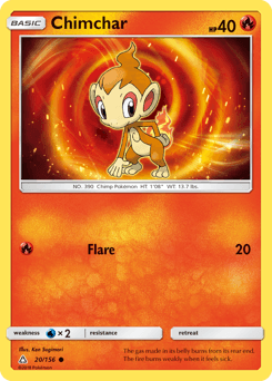 Chimchar 20/156 — Ultra Prism