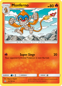 Monferno 22/156 — Ultra Prism
