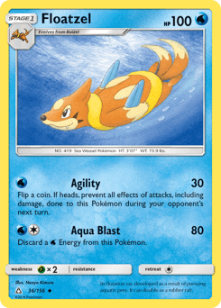 Floatzel 36/156 — Ultra Prism