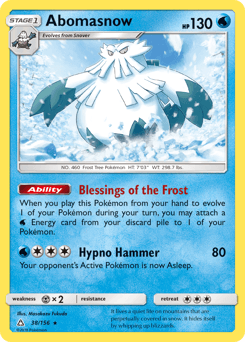 Abomasnow 38/156 — Ultra Prism
