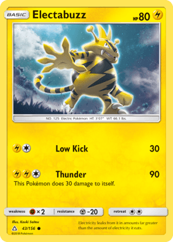 Electabuzz 43/156 — Ultra Prism
