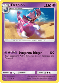 Drapion 55/156 — Ultra Prism