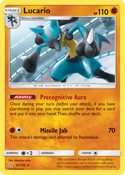Lucario 67/156 — Ultra Prism