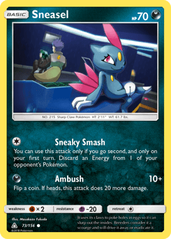Sneasel 73/156 — Ultra Prism