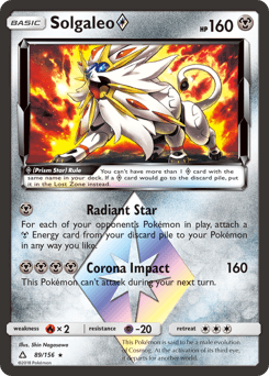 Solgaleo ◇ 89/156 — Ultra Prism