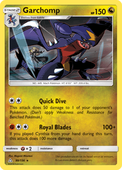 Garchomp 99/156 — Ultra Prism