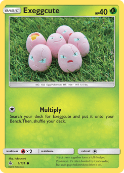 Exeggcute 1/131 — Forbidden Light