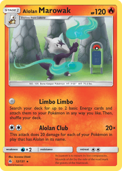 Alolan Marowak 12/131 — Forbidden Light
