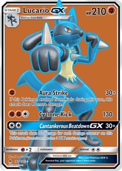 Lucario-GX 122/131 — Forbidden Light