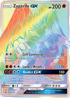 Zygarde-GX 136/131 — Forbidden Light