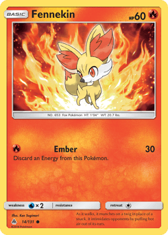 Fennekin 14/131 — Forbidden Light