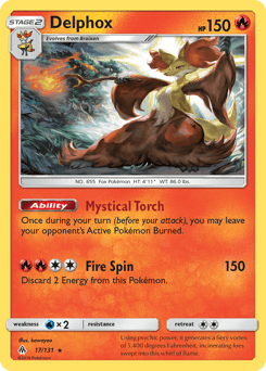 Delphox 17/131 — Forbidden Light