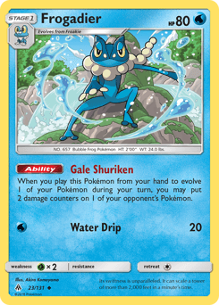 Frogadier 23/131 — Forbidden Light