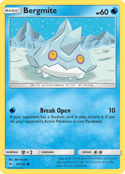 Bergmite 29/131 — Forbidden Light