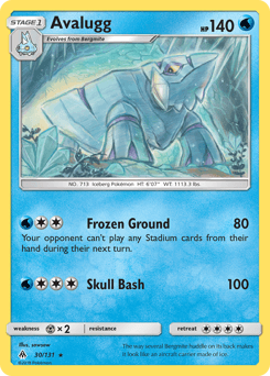 Avalugg 30/131 — Forbidden Light