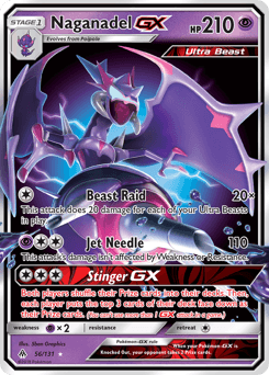 Naganadel-GX 56/131 — Forbidden Light