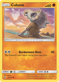 Cubone 57/131 — Forbidden Light
