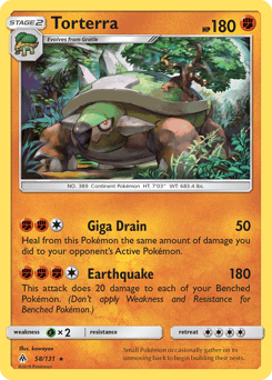 Torterra 58/131 — Forbidden Light