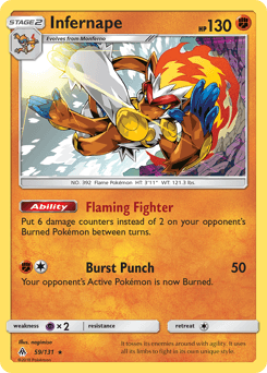 Infernape 59/131 — Forbidden Light