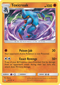 Toxicroak 64/131 — Forbidden Light