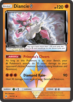 Diancie ◇ 74/131 — Forbidden Light