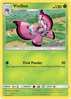 Vivillon 8/131 — Forbidden Light