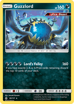 Guzzlord 80/131 — Forbidden Light