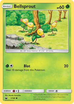 Bellsprout 1/168 — Celestial Storm