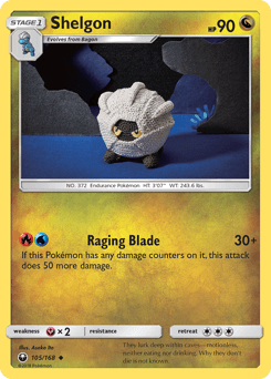 Shelgon 105/168 — Celestial Storm