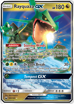 Rayquaza-GX 109/168 — Celestial Storm