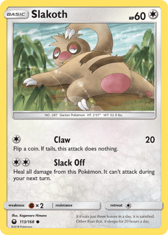 Slakoth 113/168 — Celestial Storm