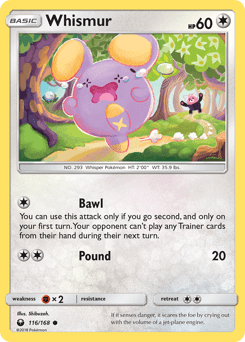 Whismur 116/168 — Celestial Storm