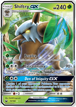 Shiftry-GX 14/168 — Celestial Storm