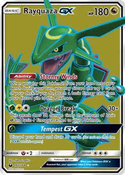Rayquaza-GX 160/168 — Celestial Storm