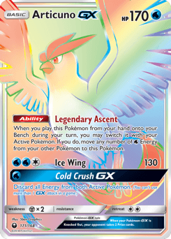 Articuno-GX 171/168 — Celestial Storm